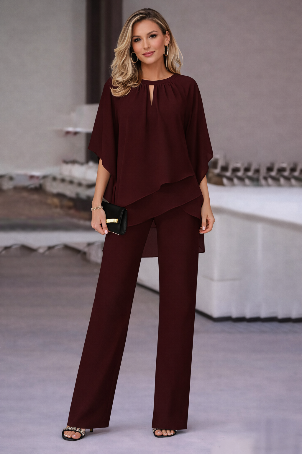 Completo Chiffon Elegante