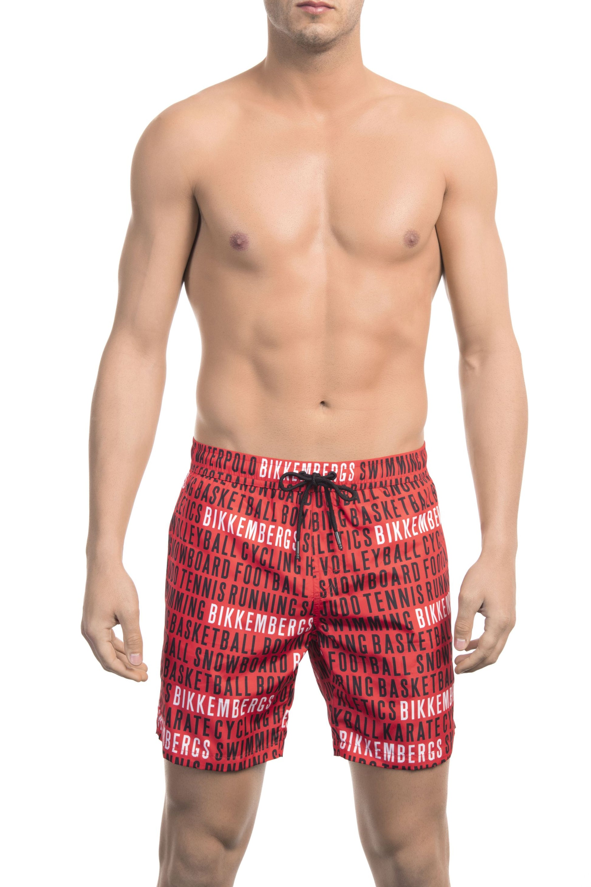 Bikkembergs Beachwear Costumi Rosso