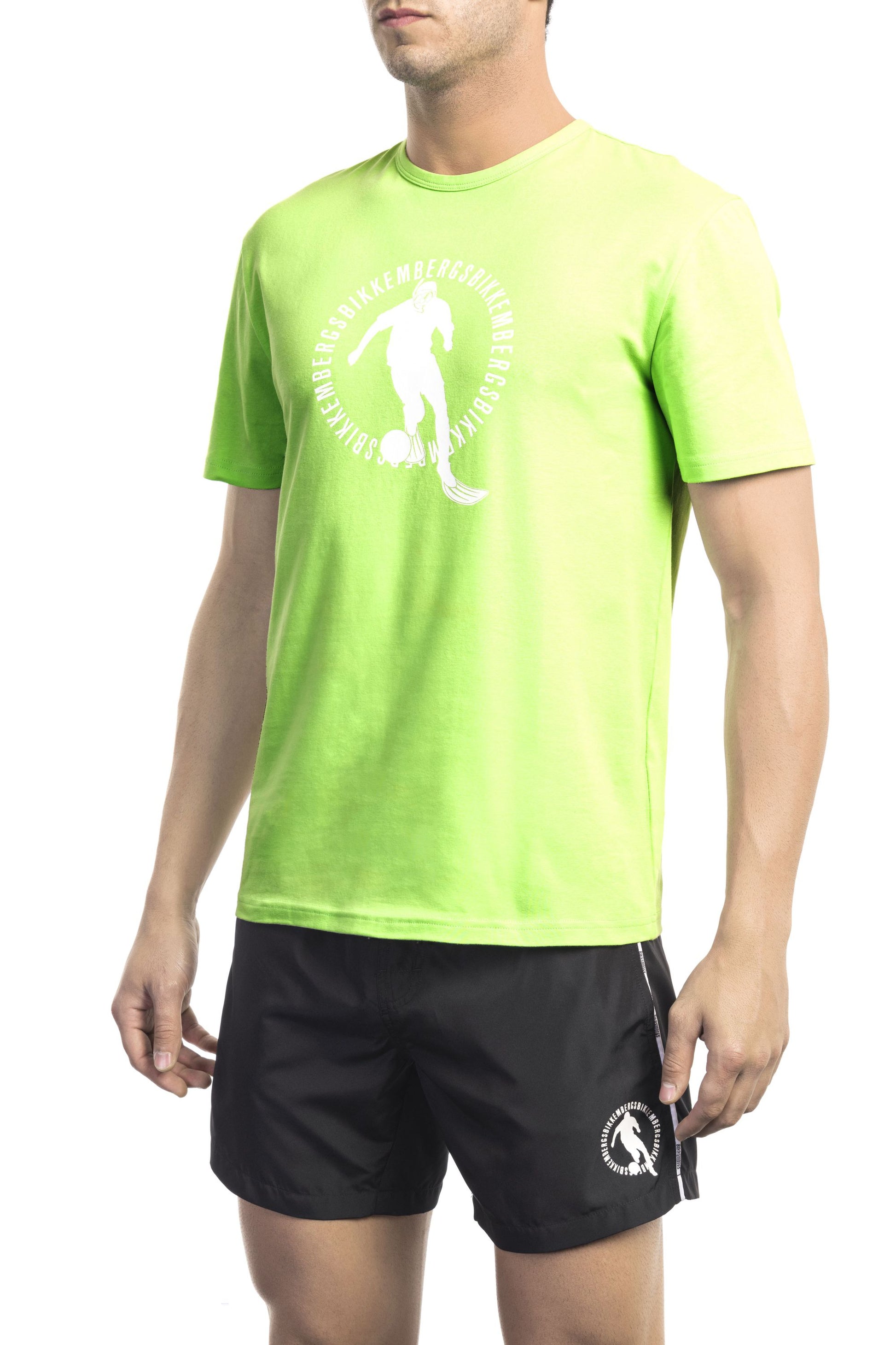 Bikkembergs Beachwear t-shirts green