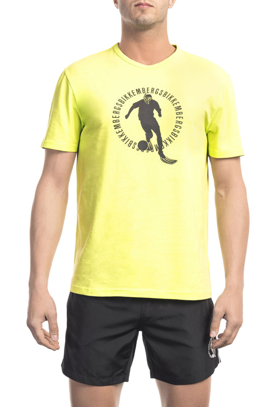 Bikkembergs Beachwear T-Shirt Giallo