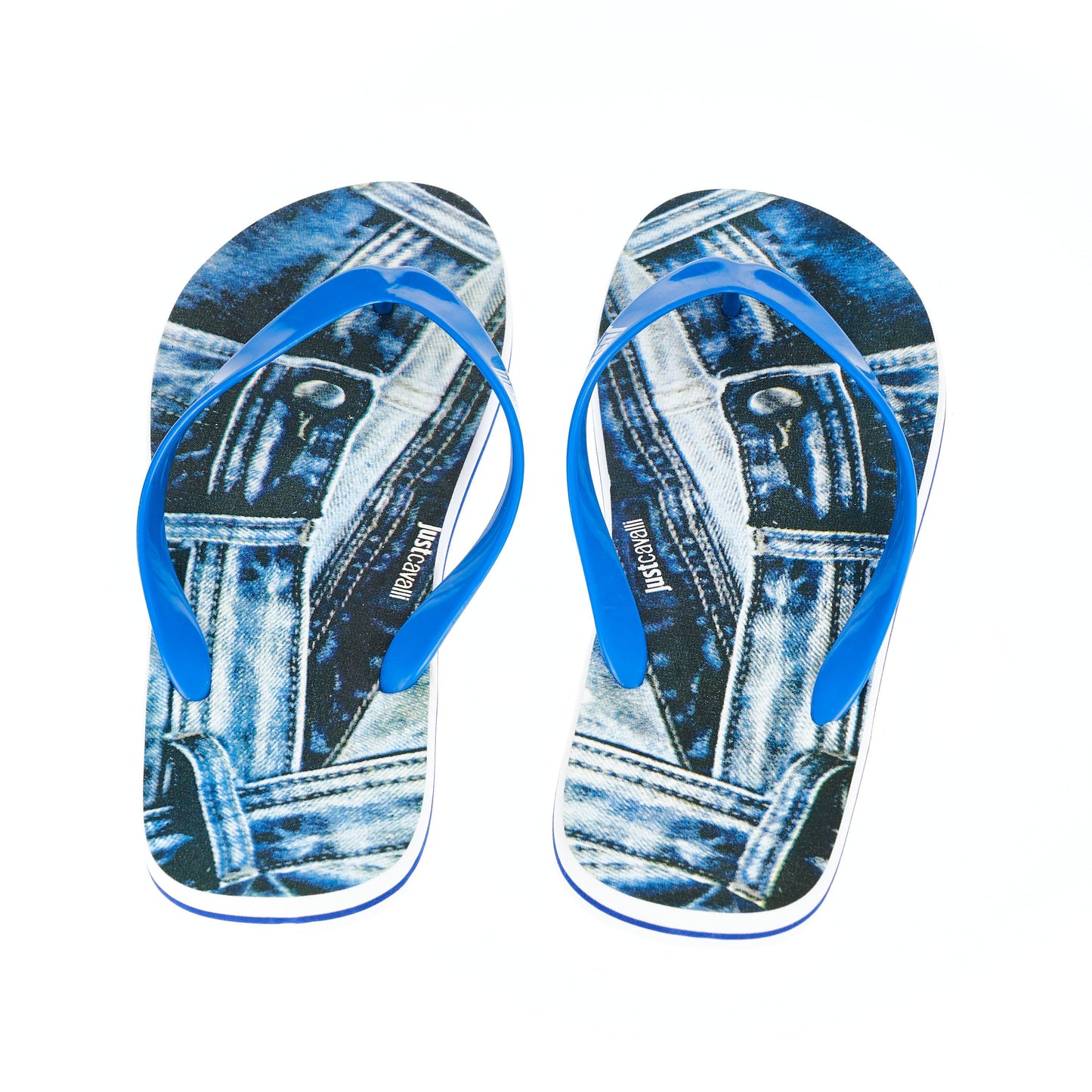 Just Cavalli Beachwear flip-flops light-blue