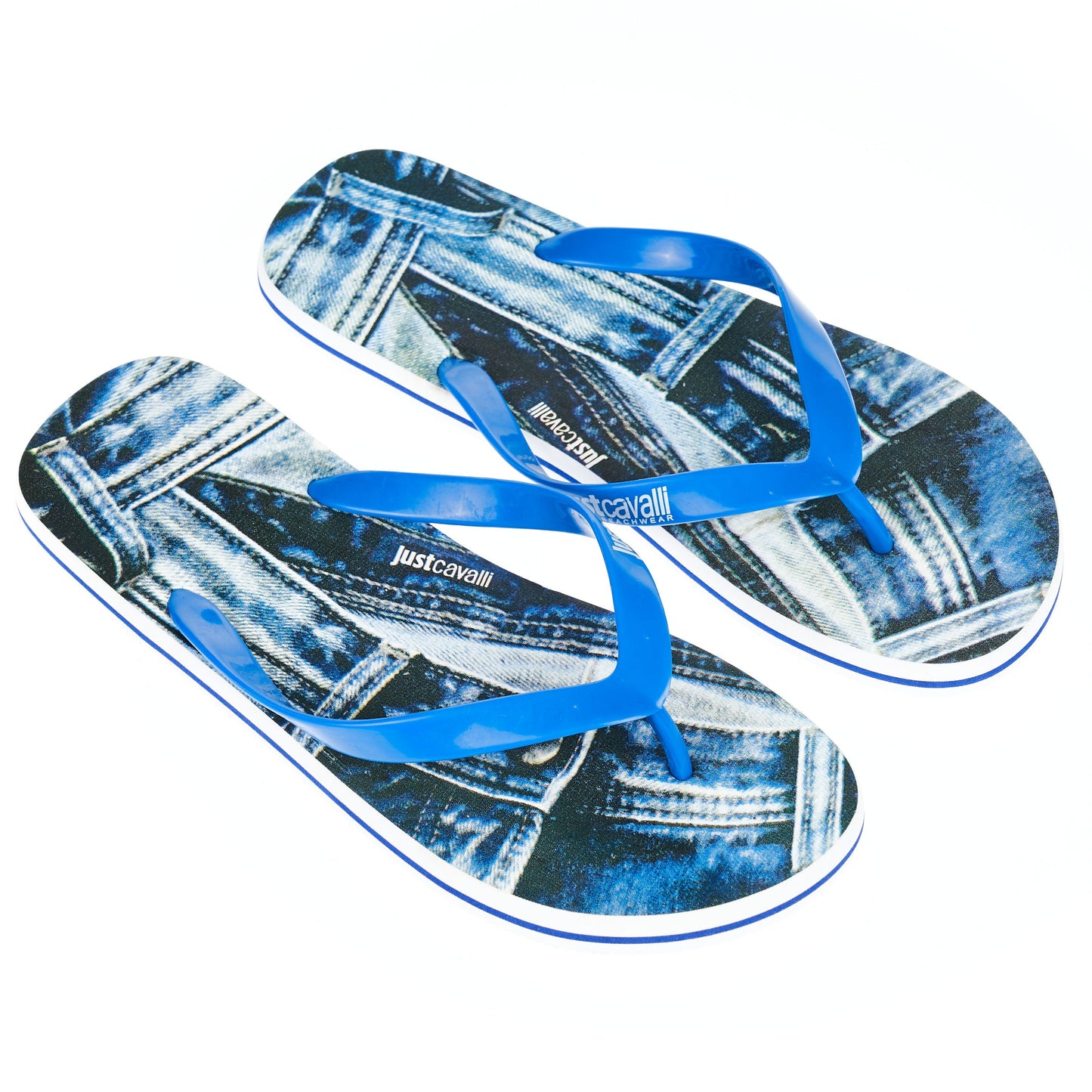 Just Cavalli Beachwear flip-flops light-blue