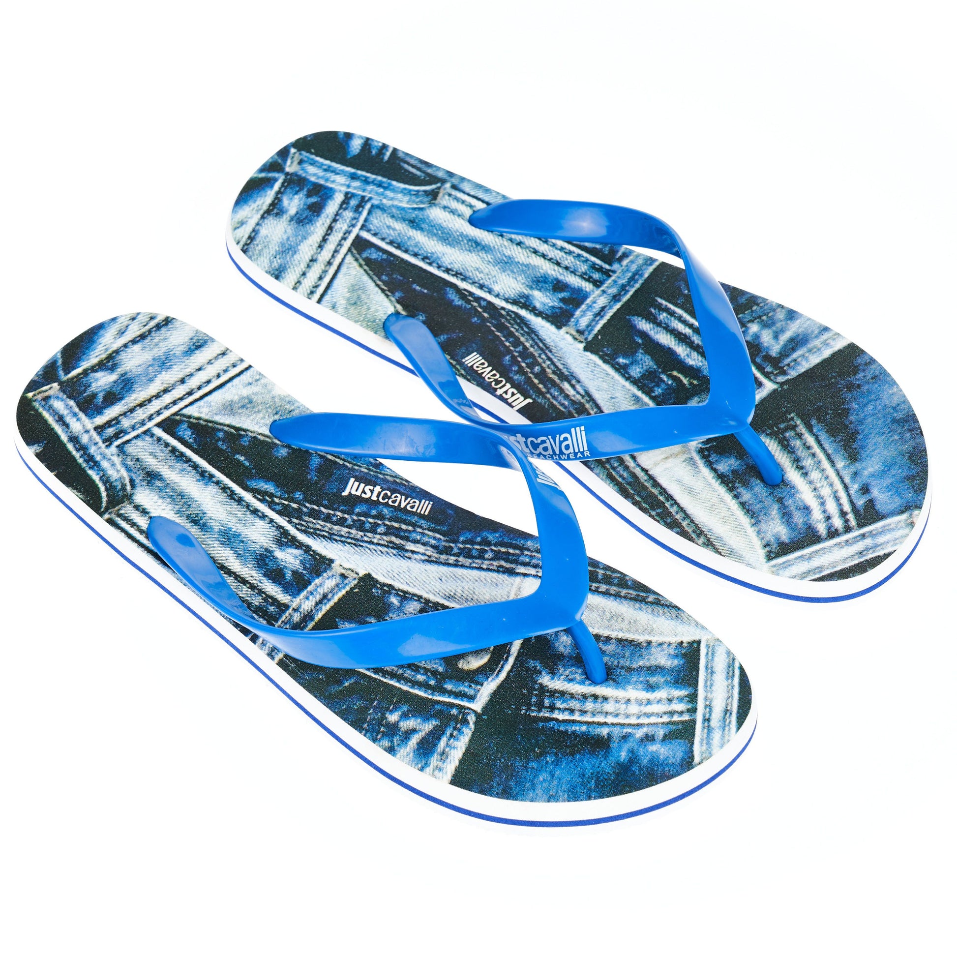 Just Cavalli Beachwear flip-flops light-blue