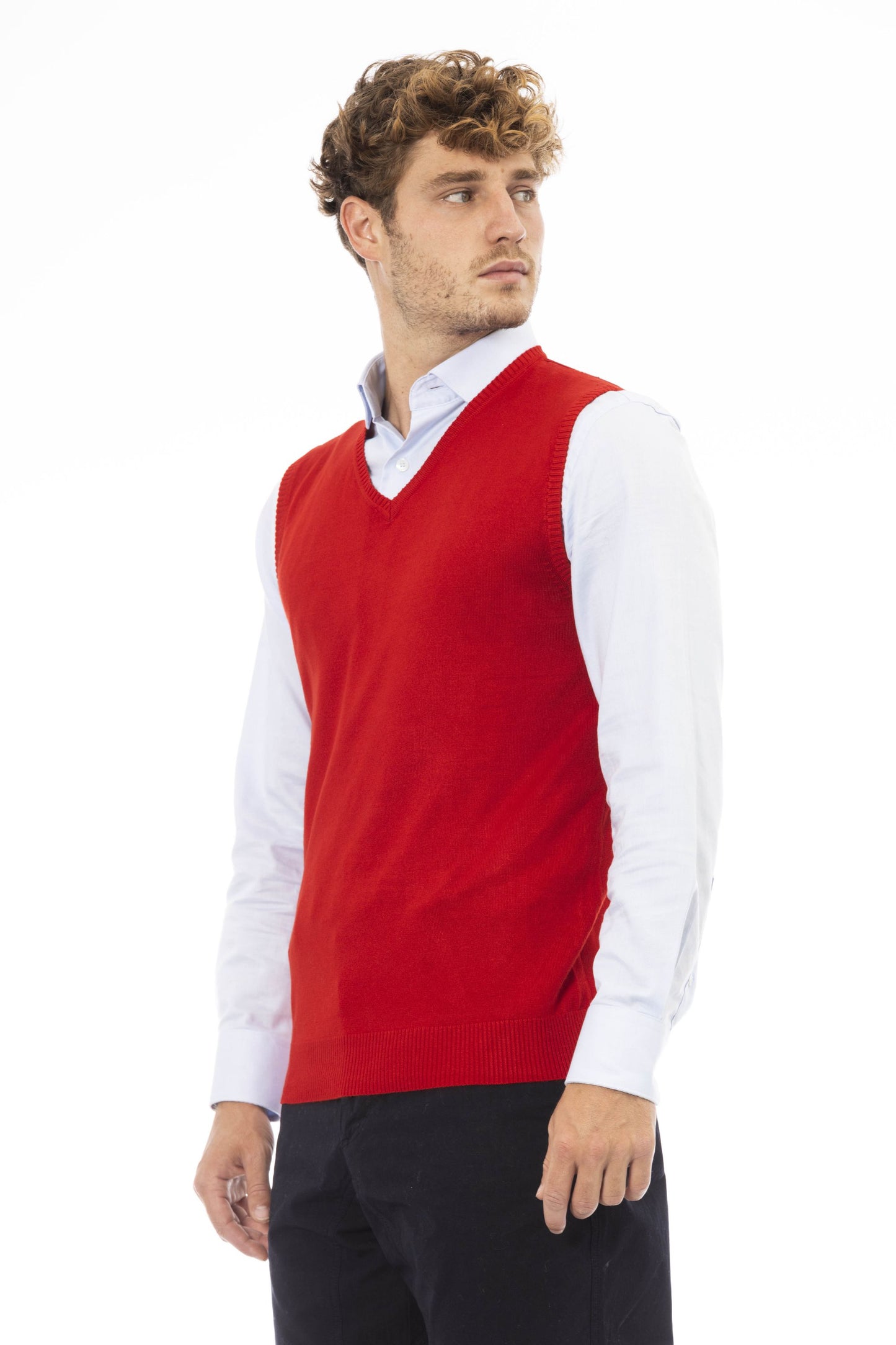 Alpha Studio Gilet Rosso