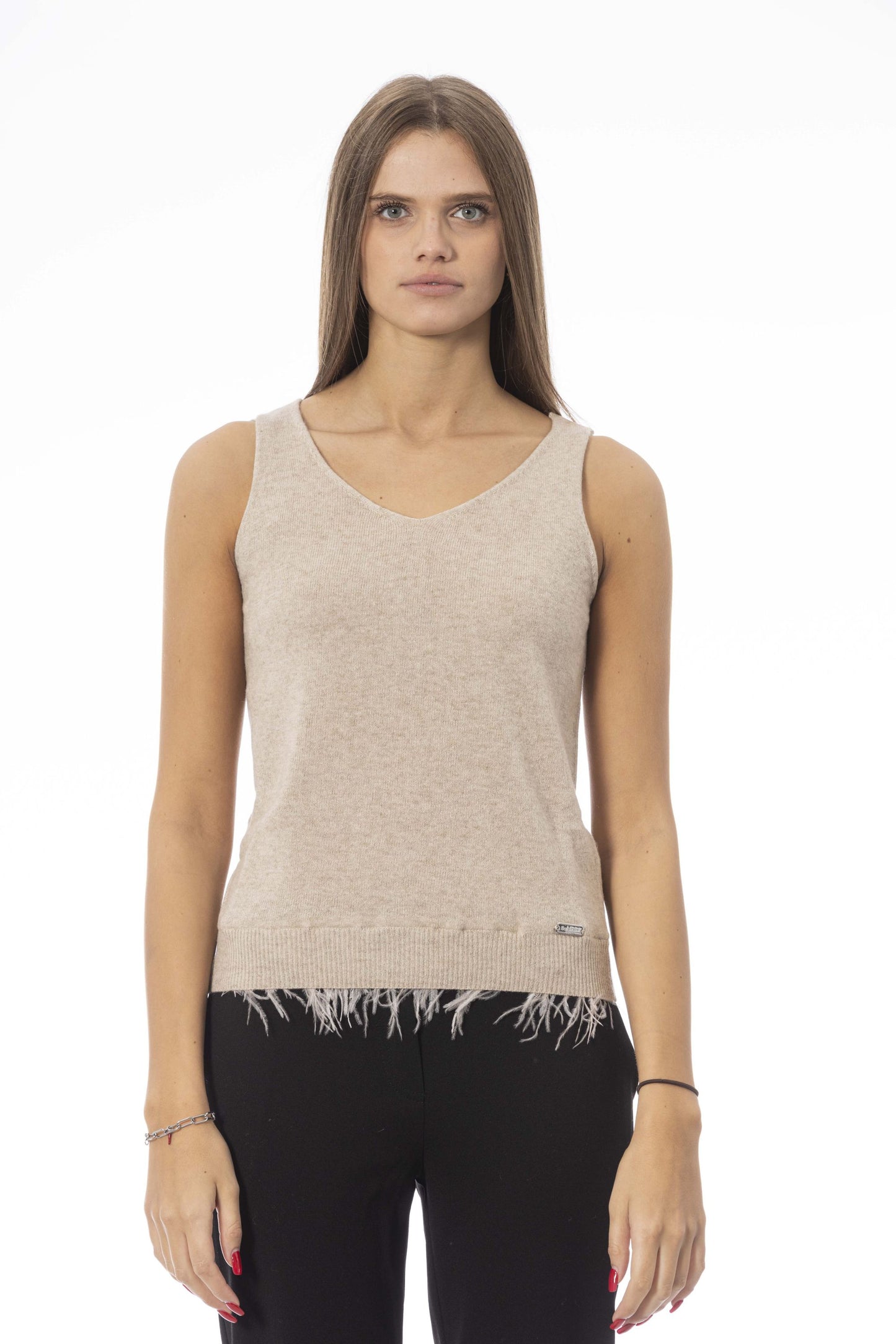 Baldinini Trend tank-tops Beige