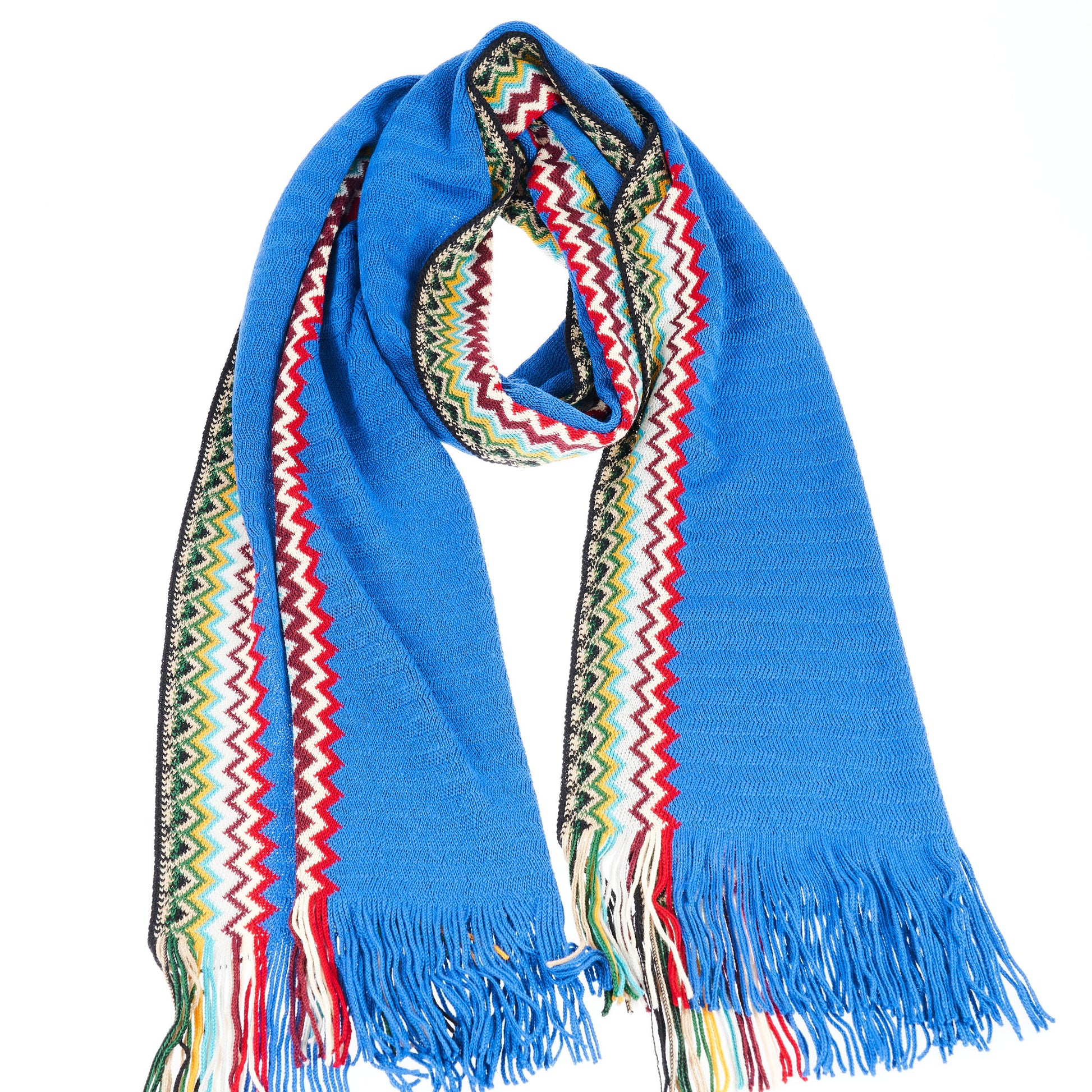 Missoni scarves blue