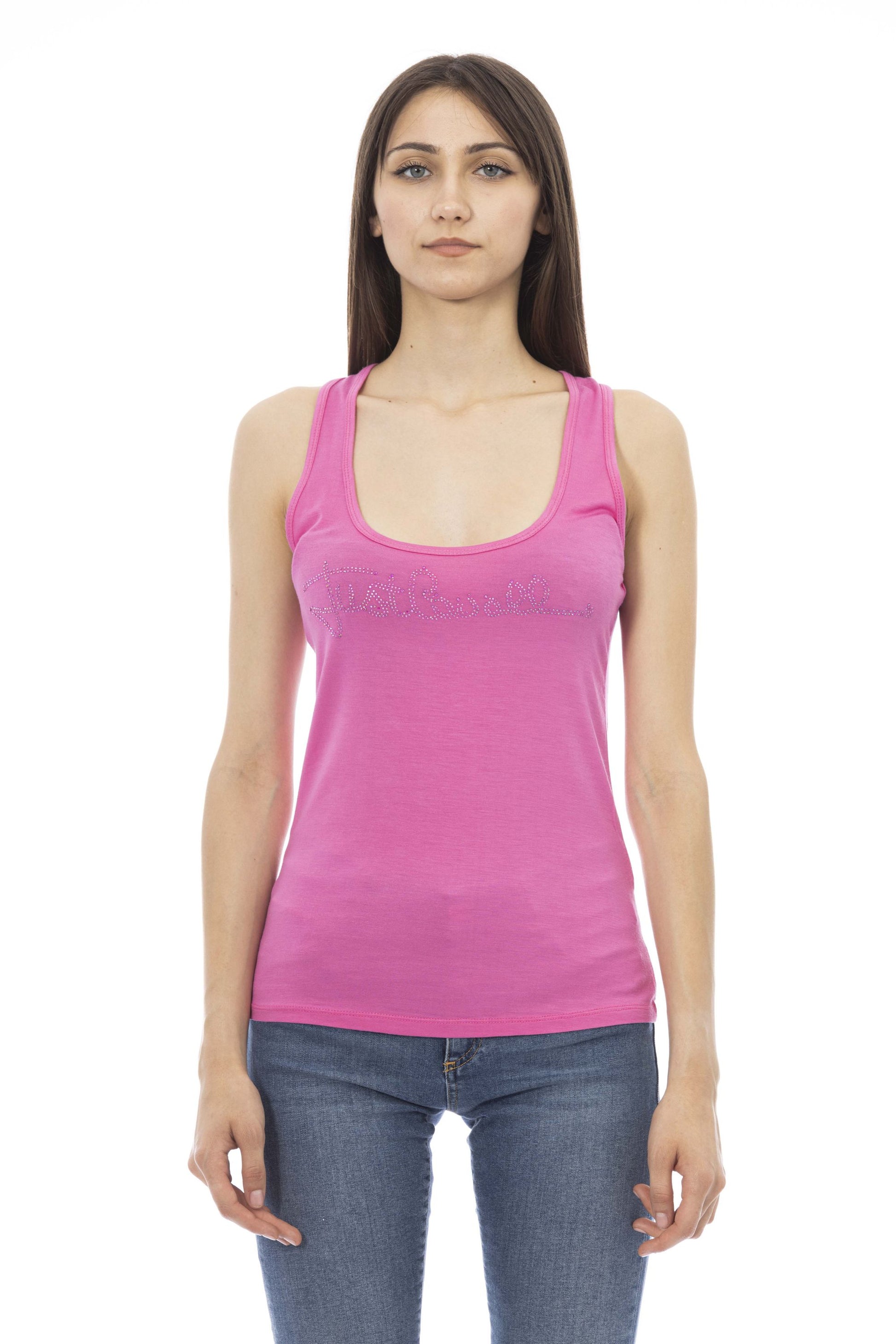 Just Cavalli Beachwear tank-tops Rosa