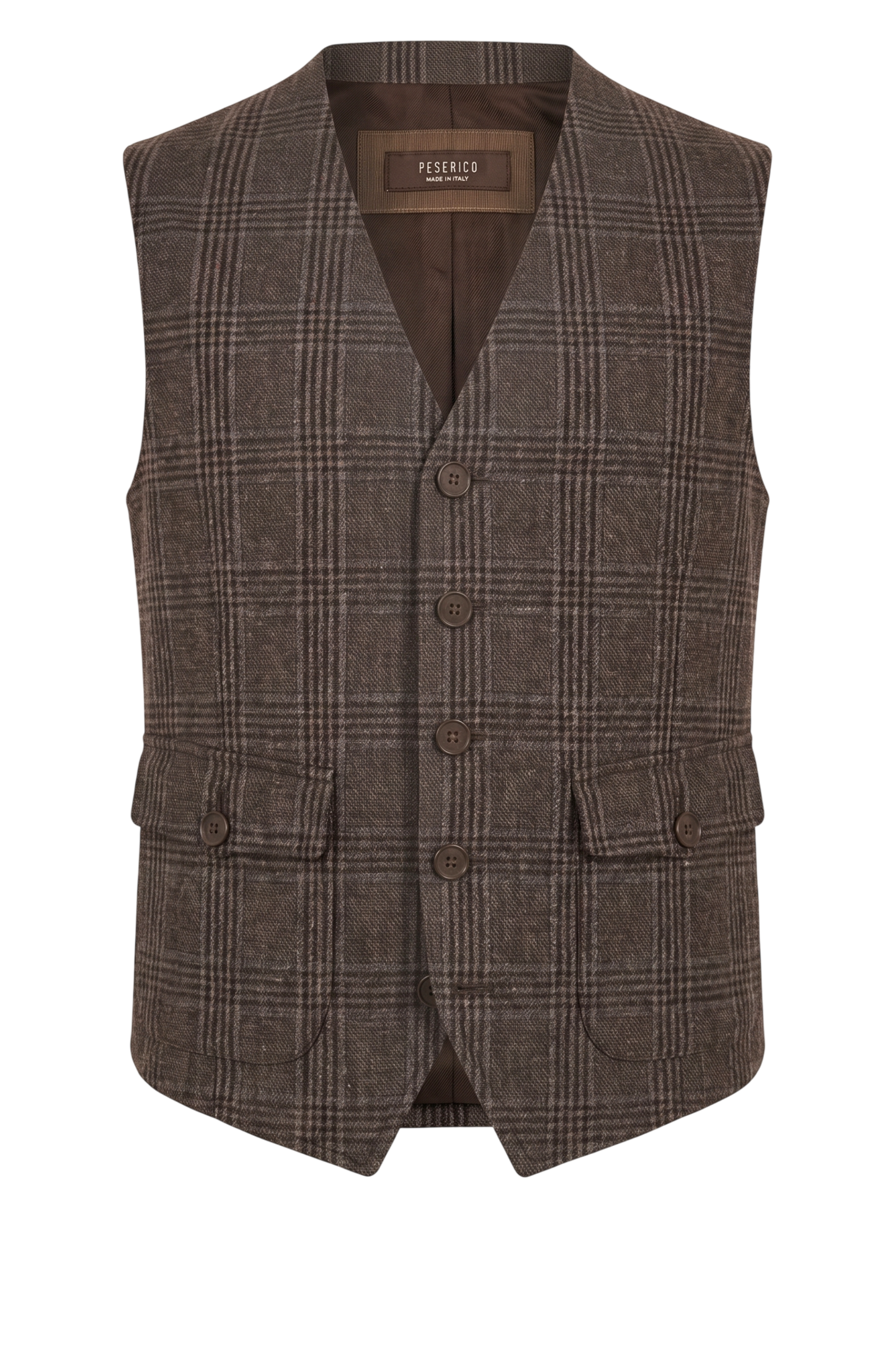 Peserico gilet Marrone