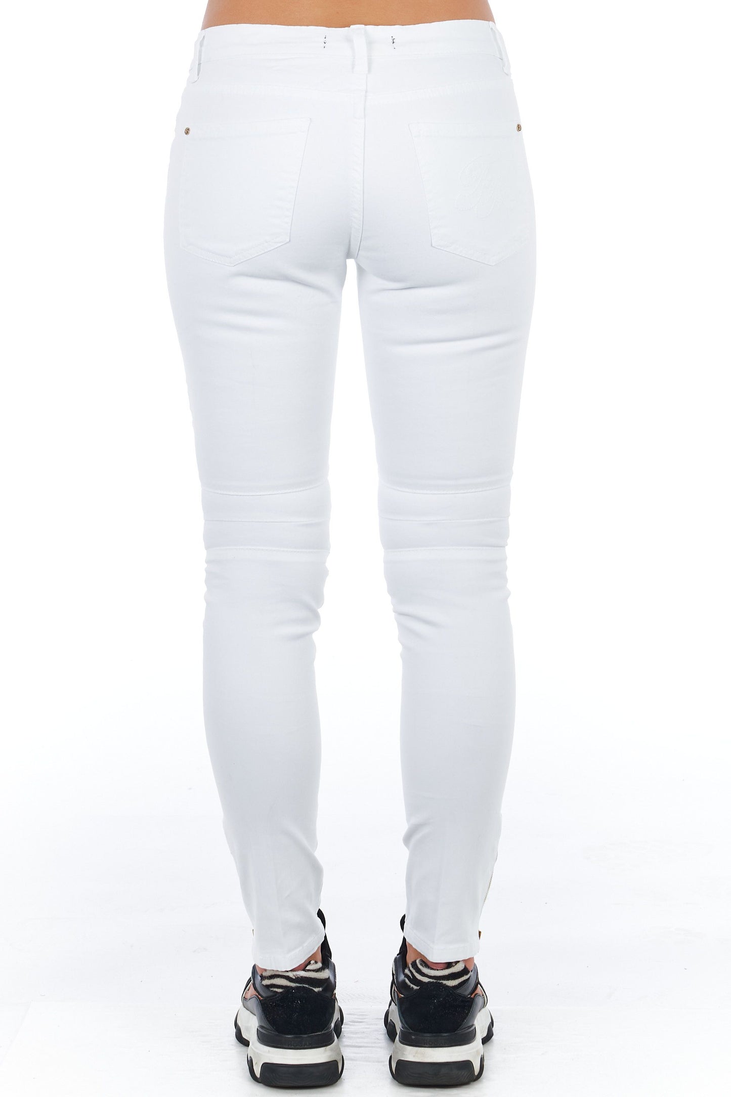 Frankie Morello Pantaloni Bianco